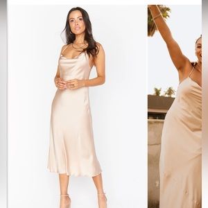 Show me your mumu Verona cowl dress